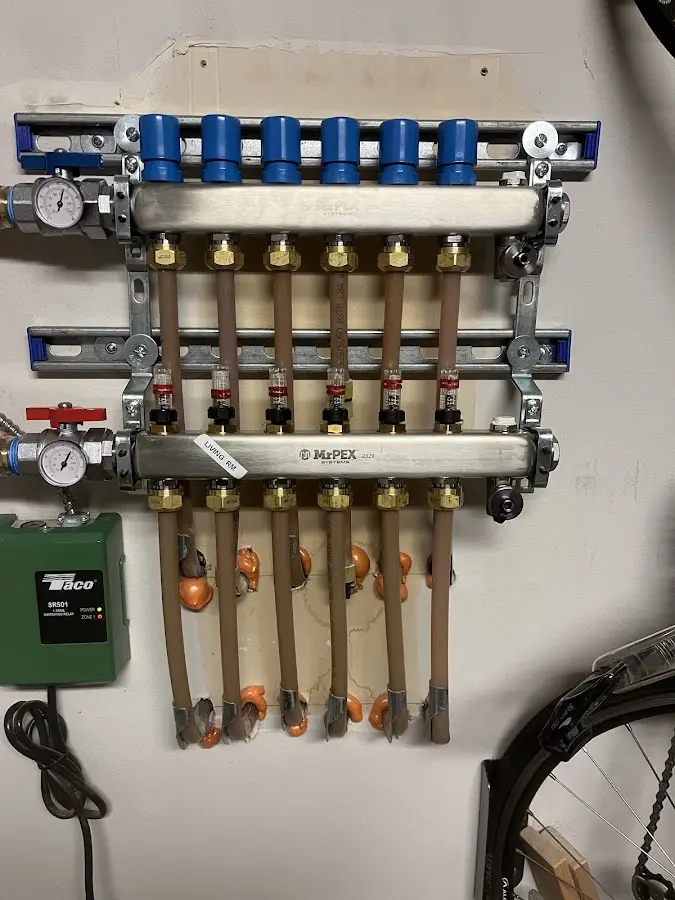 Plumber performing Gas Leak Detection at a residential property in Brewton